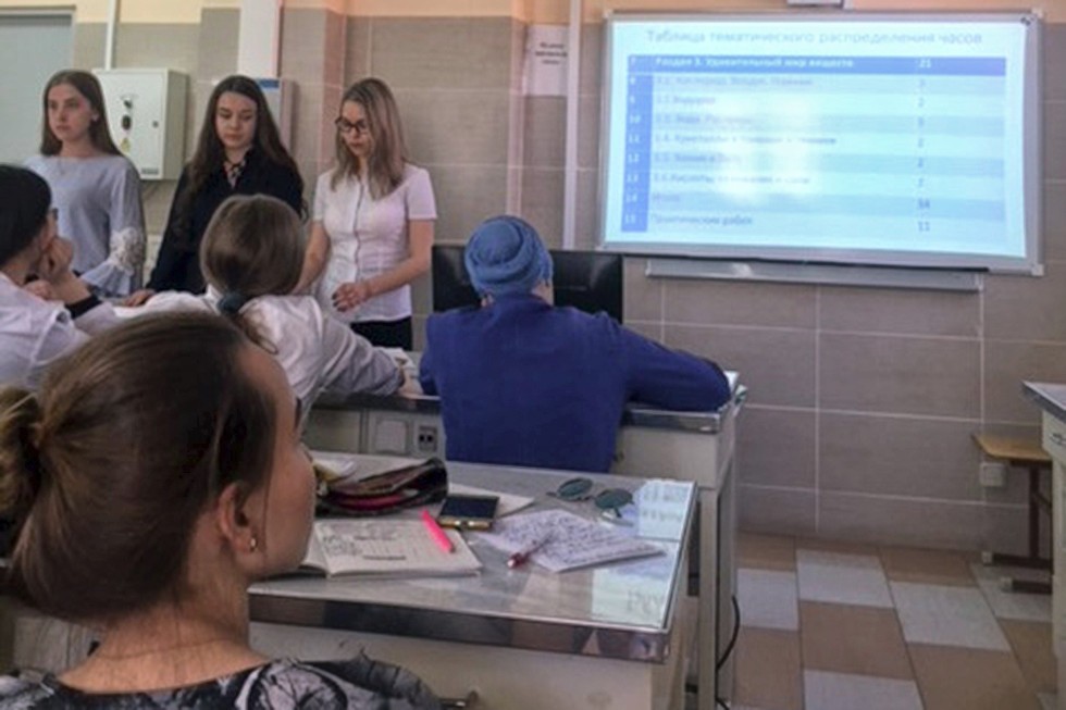 'Всероссийское методическое объединение учителей химии'  ? в проектах студентов 2 курса