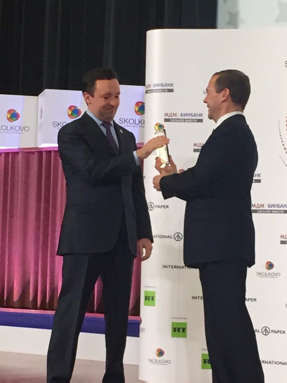 Republic of Tatarstan Receives SKOLKOVO Trend Award for Educational Program Implemented by Kazan University ,Skolkovo, Dmitry Medvedev, awards, HSPA