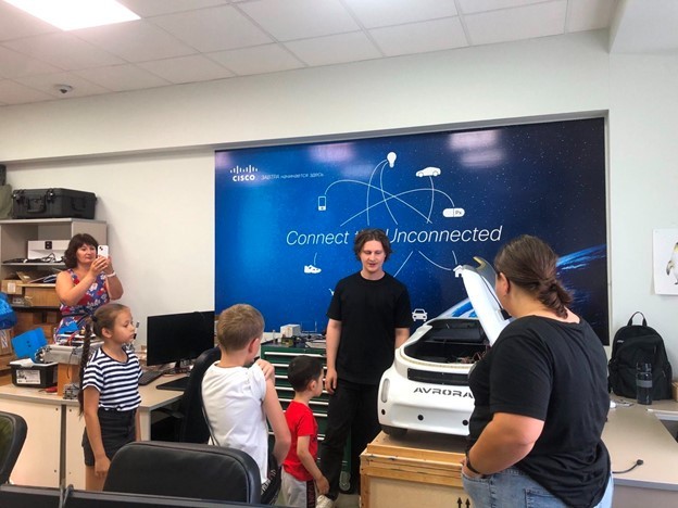 Children visited Laboratory of Intelligent Robotics Systems