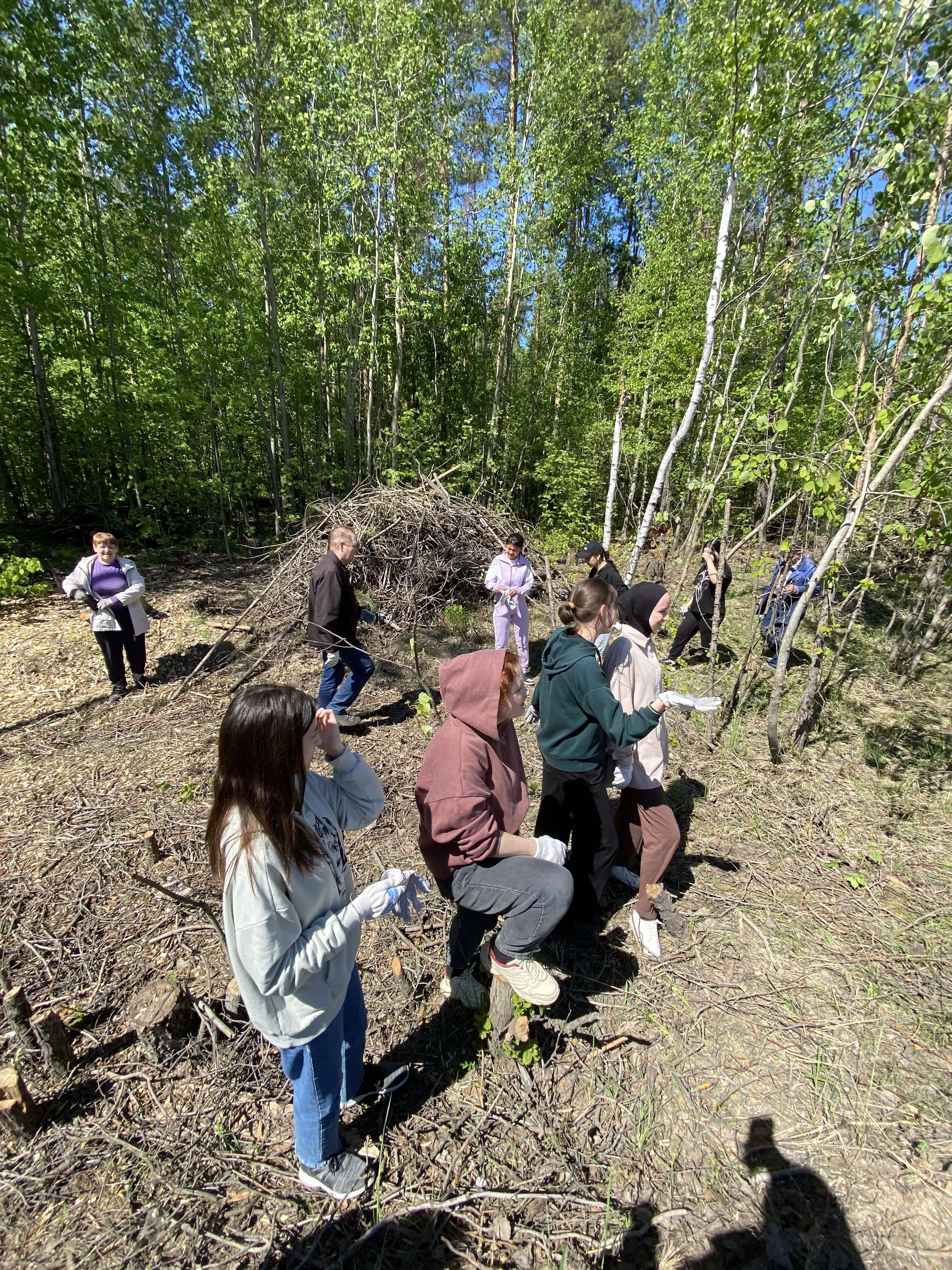 Участие студентов кафедры в акции 'Чистые леса Татарстана' Участие студентов кафедры в акции 'Чистые леса Татарстана'