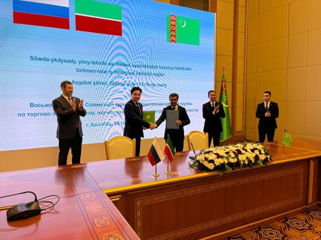Подписано соглашение о сотрудничестве КФУ с Институтом международных отношений МИД Туркменистана ,Ашхабад, туркмено-татарстанские отношения, туркменистан