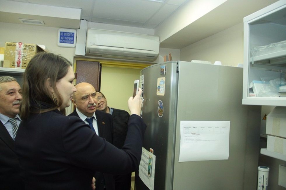 Deputy Minister of Education and Science Yekaterina Tolstikova Visits Kazan University ,Yekaterina Tolstikova, Ildar Khalikov, MES