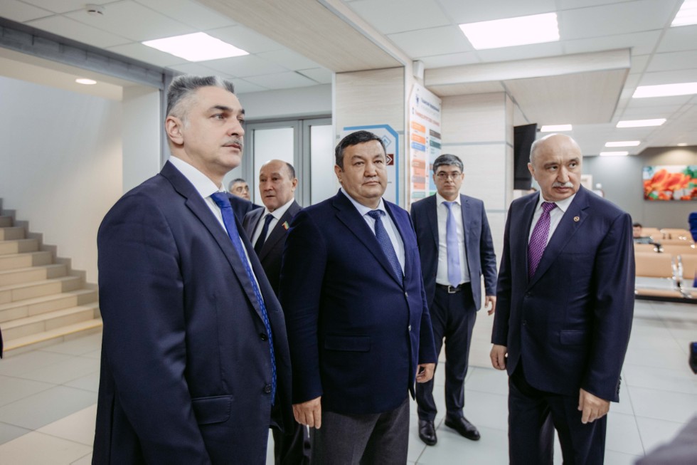 Delegation of Bukhara Region, Uzbekistan, at Kazan Federal University