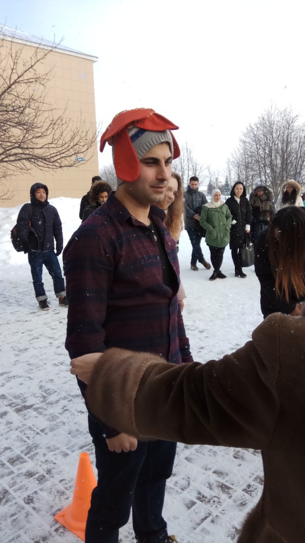 International student landing in Saby International student landing in Saby