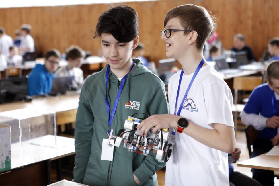 The Republican stage of the All-Russian Robotics Olympiad in the Yelabuga Institute of KFU