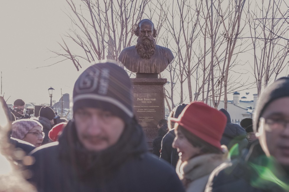 Tolstoy Year officially closed with ceremonial bust unveiling ,Tolstoy Year, Government of Tatarstan, Ministry of Culture of Tatarstan, Ministry of Education and Science of Tatarstan, Adviser to the President of Russia