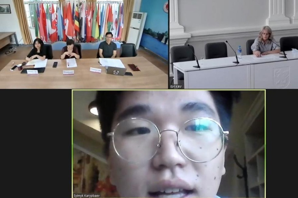 An online meeting of Elabuga Institute of KFU and Jiaxing University of China was held