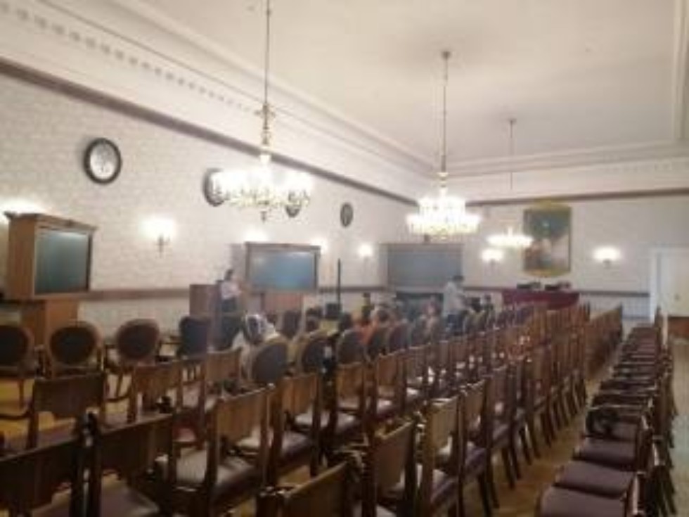 Студенты Инженерного института прикоснулись к истории КФУ. Студенты Инженерного института прикоснулись к истории КФУ.