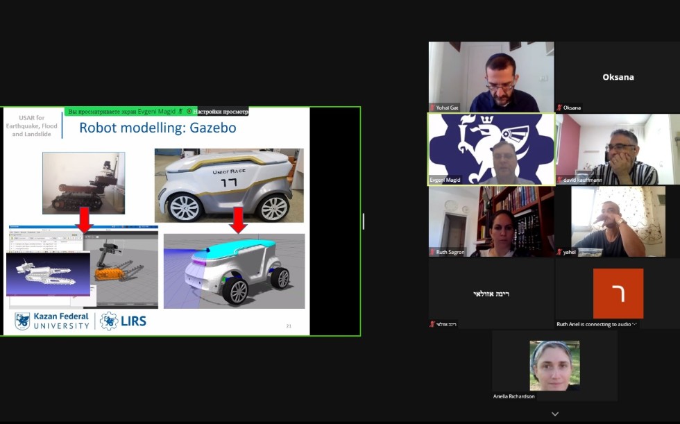 Head of the Laboratory of Intelligent Robotic Systems gave a lecture at the Jerusalem College of Technology