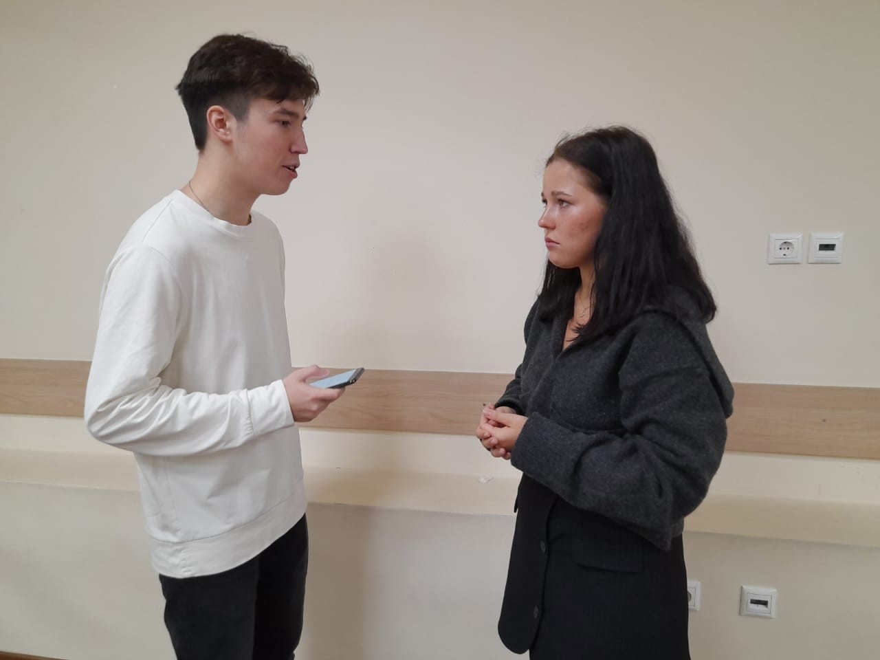 Студенческий театр ИПО 'ТРИУМФ' готовится к выступлению на Конкурсе Студенческий театр ИПО 'ТРИУМФ' готовится к выступлению на Конкурсе