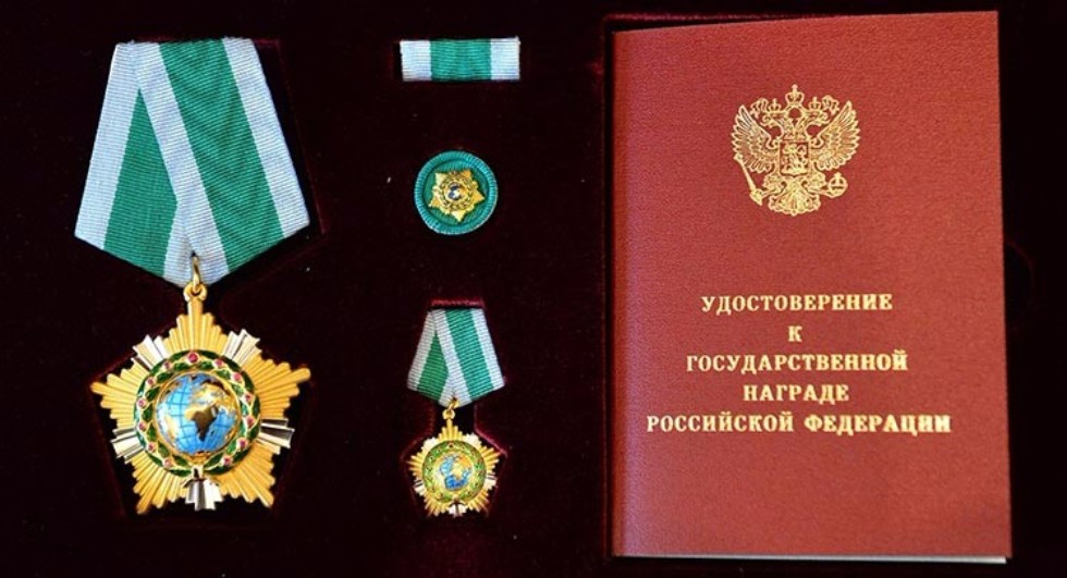 Rector Ilshat Gafurov Awarded the Order of Friendship
