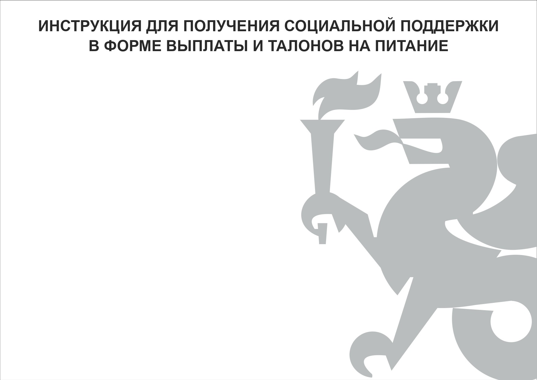 Материальная поддержка Материальная поддержка