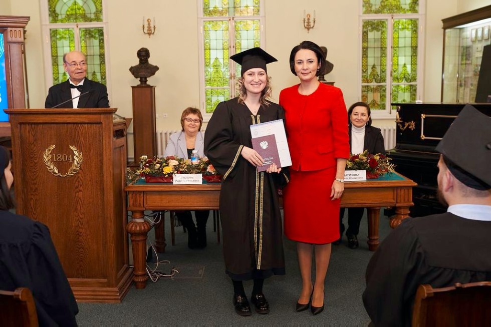 AWARD OF DIPLOMAS TO GRADUATES OF MASTER'S PROGRAMS