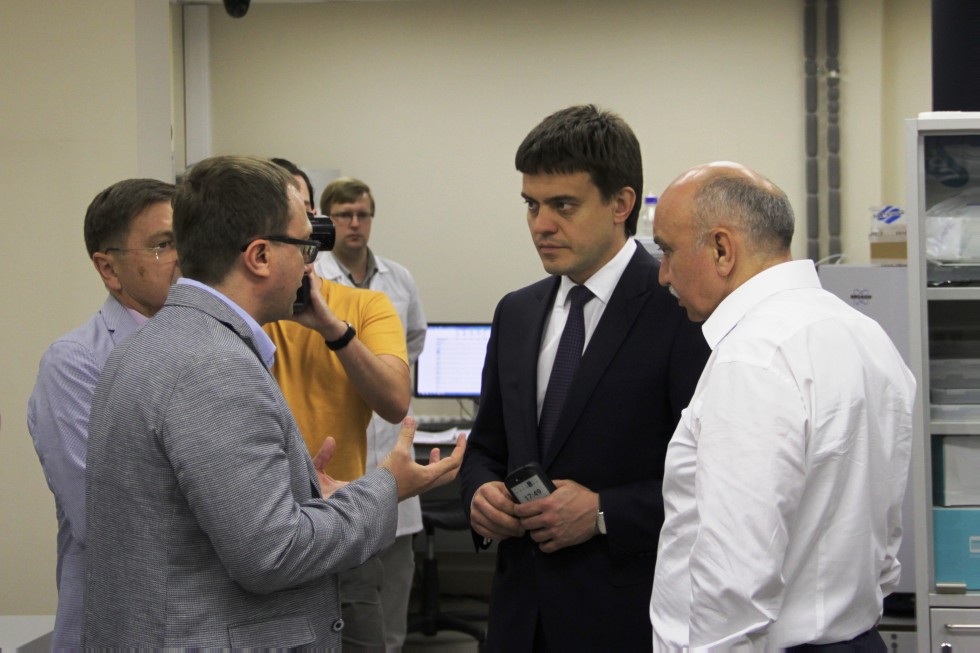 Minister of Science and Higher Education of Russia Mikhail Kotyukov visited Kazan University's medical facilities