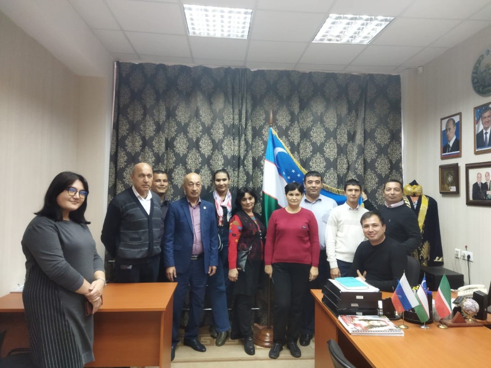 Коллеги из Узбекистана посетили Дом Дружбы народов Татарстана ,стажеры Узбекистан ИПО