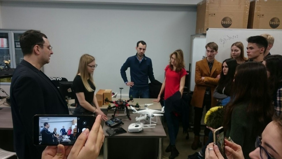 A laboratories tour was held at ITIS for everyone A laboratories tour was held at ITIS for everyone