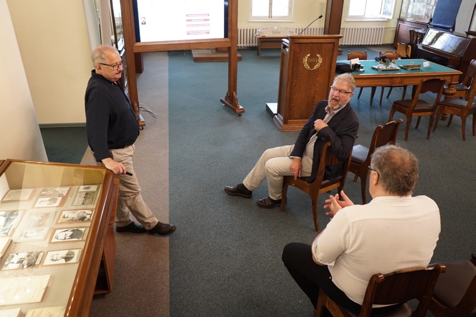 Visit by representative of University Museums and Collections Hugues Dreysse Visit by representative of University Museums and Collections Hugues Dreysse