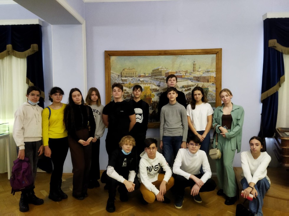 7М класс с классным руководителем посетил Литературно-мемориальный музей А.М.Горького ,2021-2022 учебный год, мероприятия, традиции