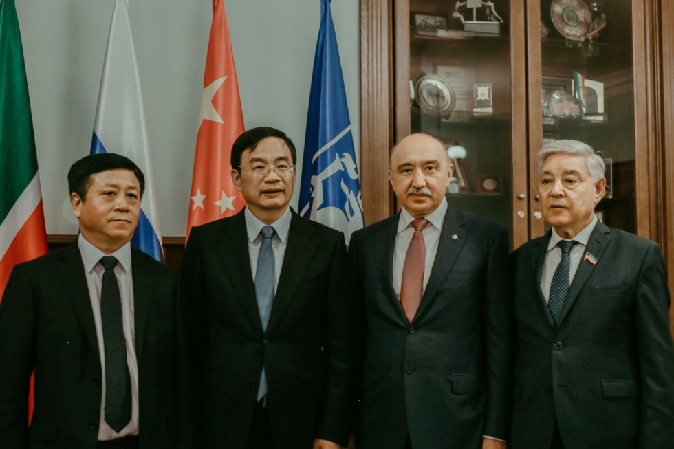 Kazan Federal University hosted Vice-Chairman of Chinese People's Consultative Conference Wang Yongqing