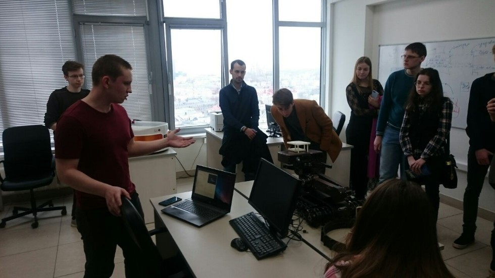 A laboratories tour was held at ITIS for everyone A laboratories tour was held at ITIS for everyone