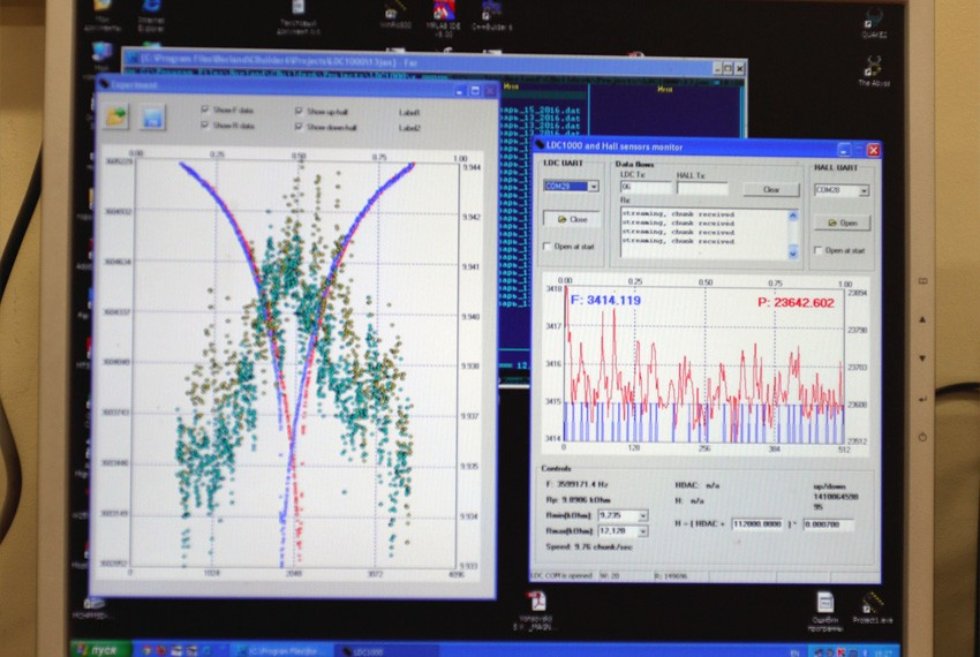 The gamma-resonance study of materials of the electronic technics