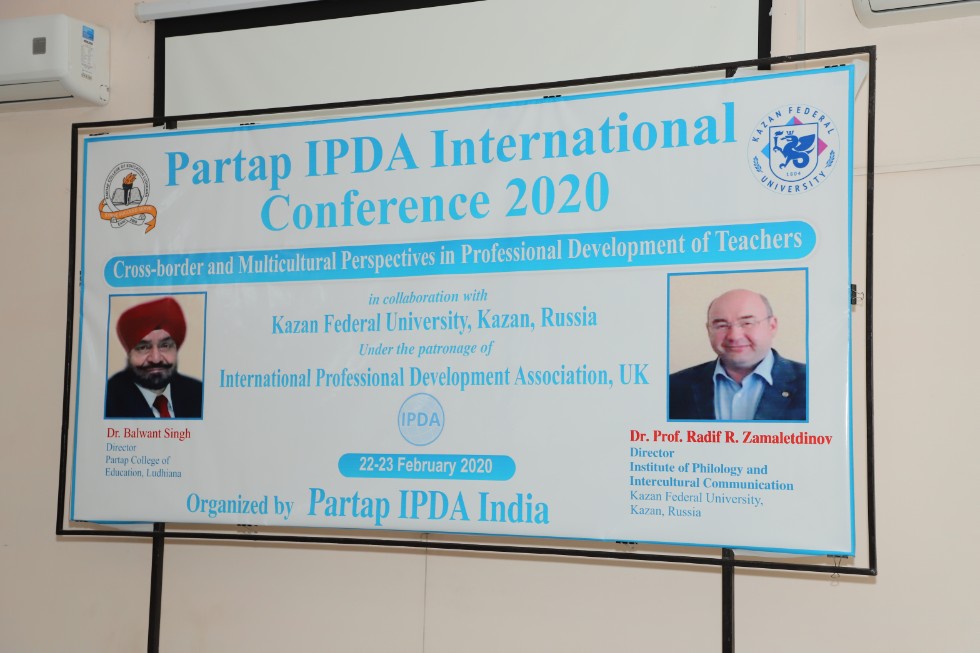 INDIA-RUSSIA: THE INTERNATIONAL CONFERENCE  ,Partap College of Education, Institute of Philology and Intercultural Communication