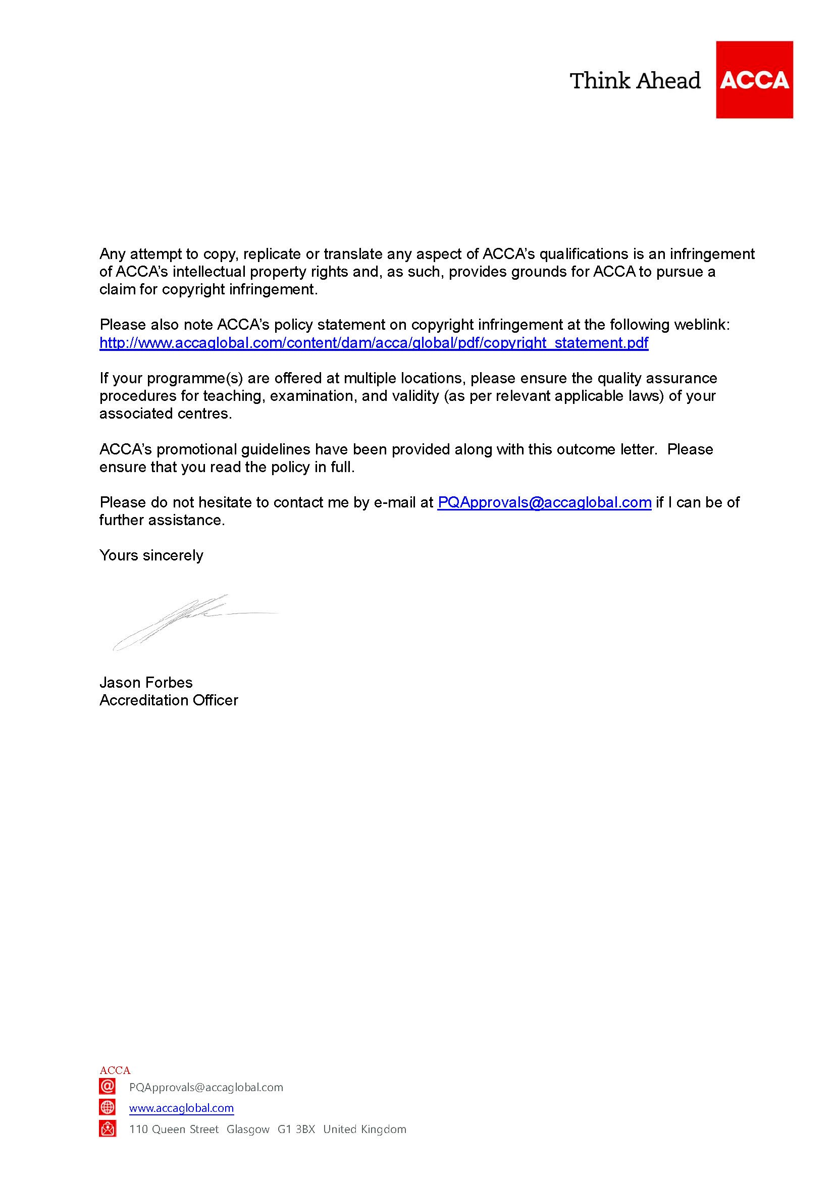 Международная аккредитация Международная аккредитация