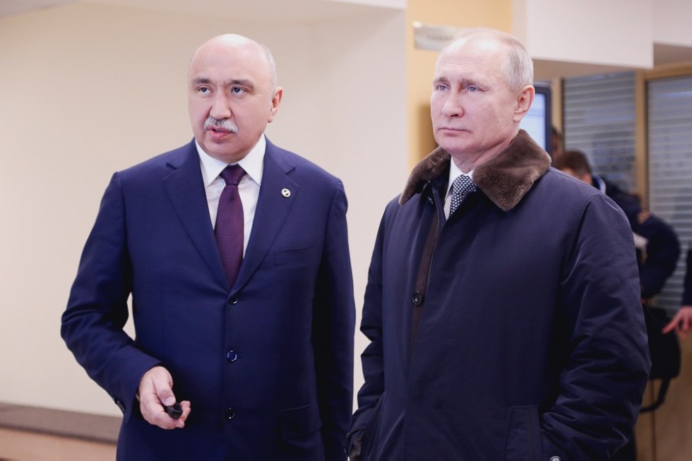 President of Russia Vladimir Putin Toured Kazan University's Medical Cluster President of Russia Vladimir Putin Toured Kazan University's Medical Cluster