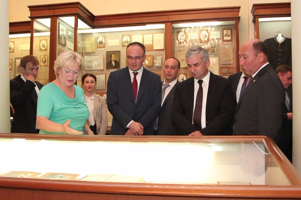 President of Abkhazia Raul Khadjimba Visits KFU ,Abkhazia, IMEF, Raul Khadjimba