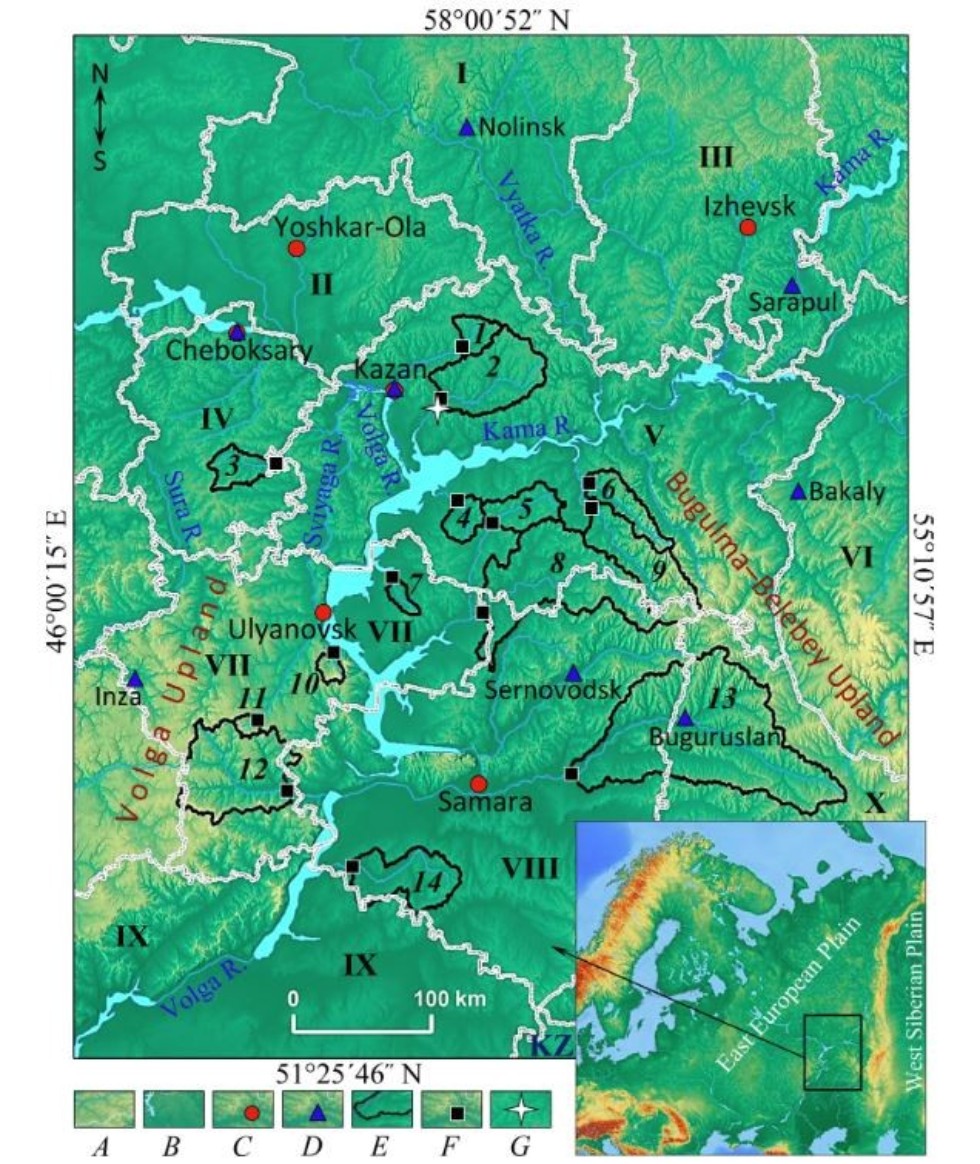 Erosion process studies in the Volga Region assist in land use planning ,IGPT, soil erosion, river flow, sediments