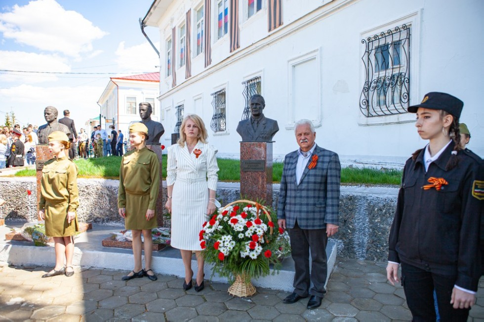 Elabuga Institute KFU participated in the city celebration of Victory Day