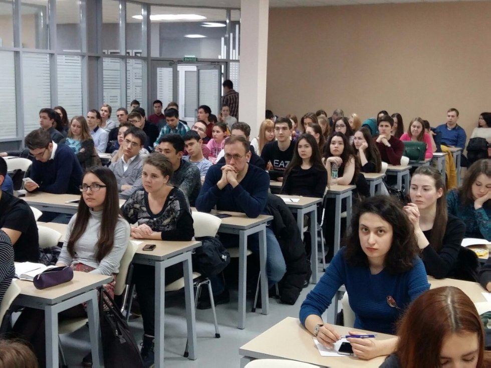 3 марта 2016 года в Центре Магистратуры Института управления, экономики и финансов КФУ прошла открытая лекция профессора Коха Игоря Анатольевича и профессора Галлямовой Динары Хамитовны, посвященная перспективам развития мировой экономики. 3 марта 2016 года в Центре Магистратуры Института управления, экономики и финансов КФУ прошла открытая лекция профессора Коха Игоря Анатольевича и профессора Галлямовой Динары Хамитовны, посвященная перспективам развития мировой экономики.