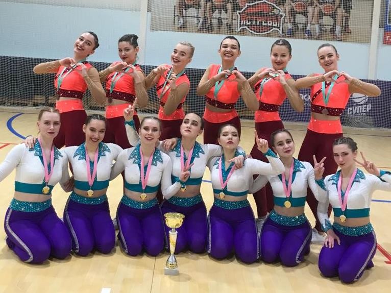 Two KFU teams triumphant in national fitness aerobics competition