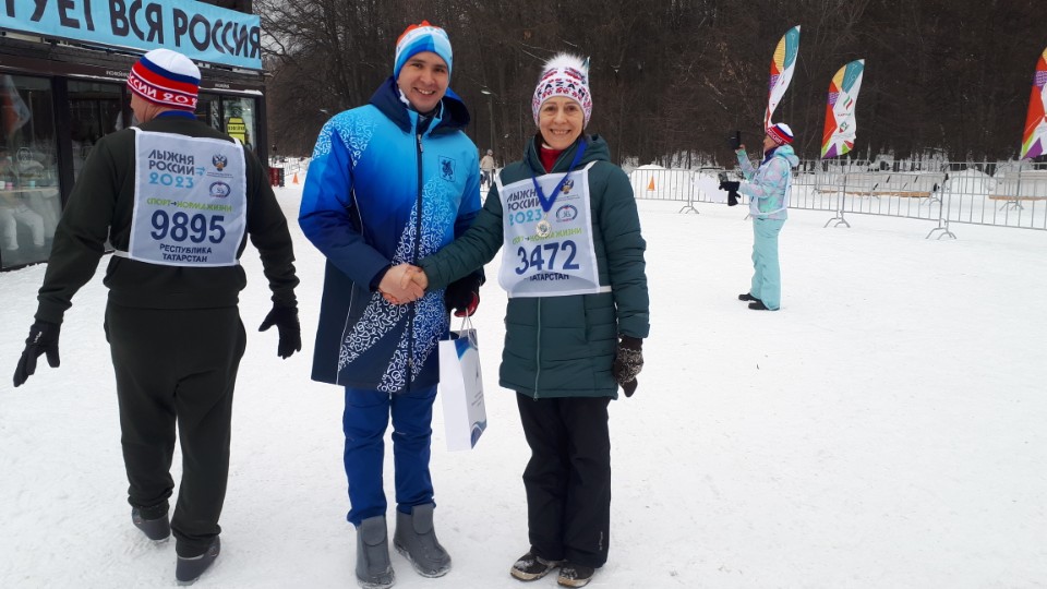 Команда лыжников-ветеранов КФУ заняла почетные призовые  места