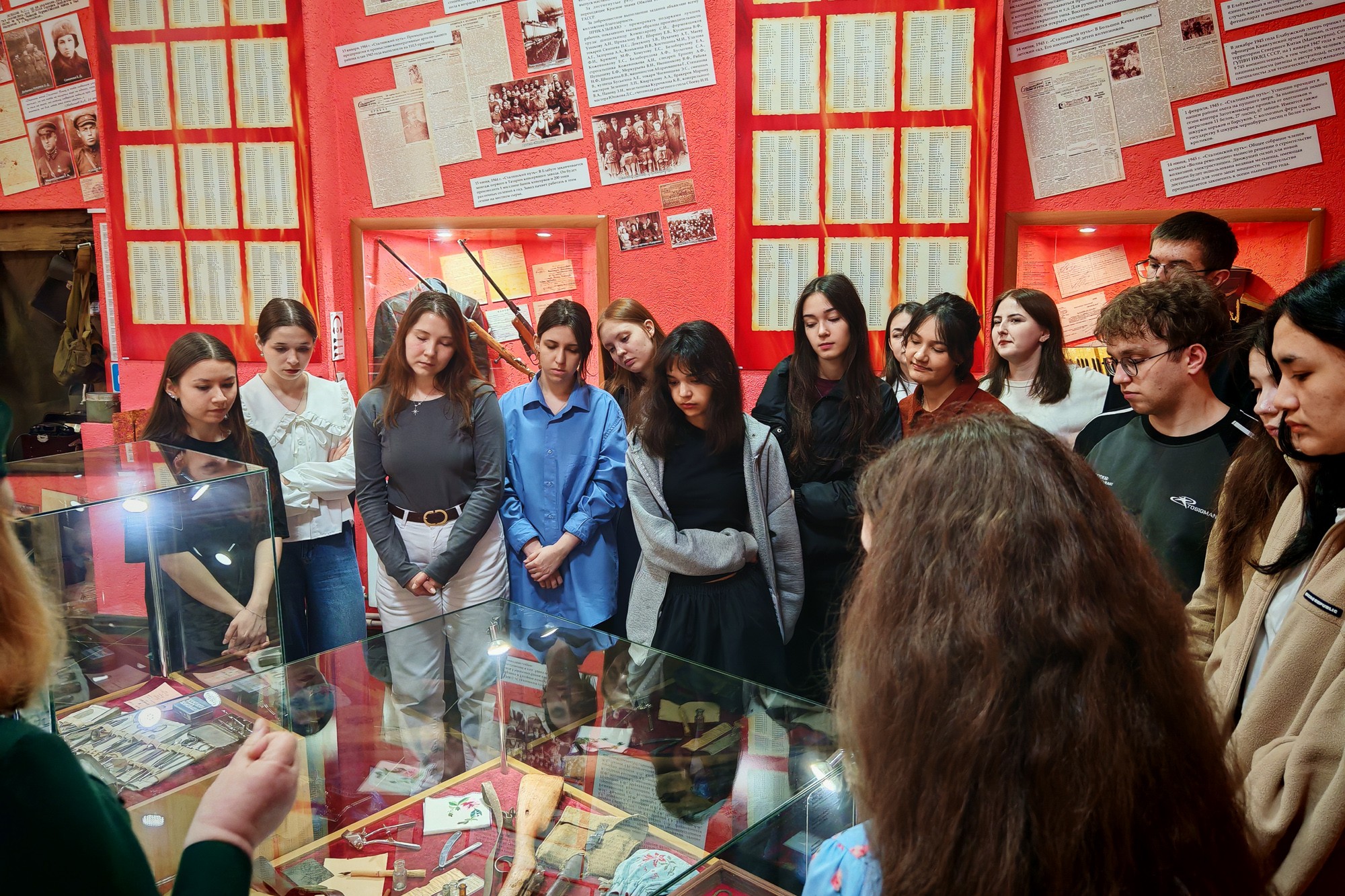 Студенты Елабужского института КФУ посетили Музей памяти Студенты Елабужского института КФУ посетили Музей памяти
