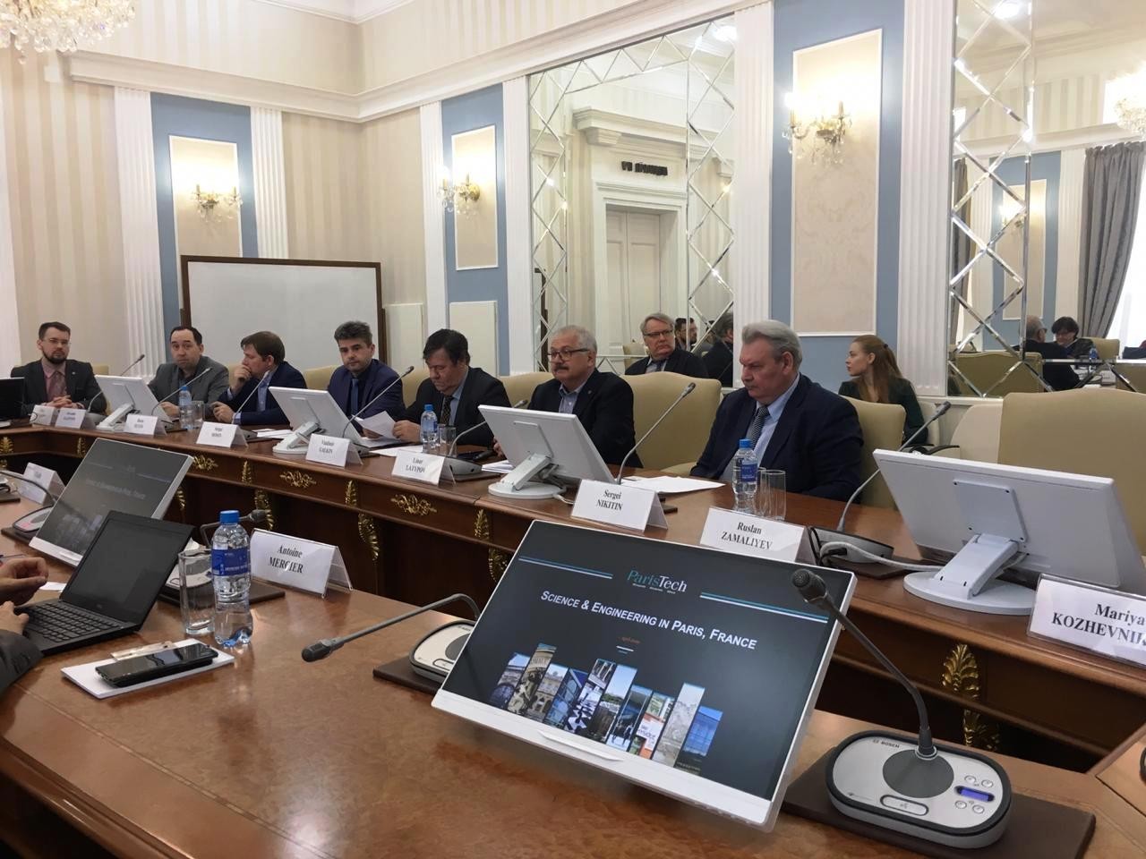 ParisTech delegation visiting Kazan University