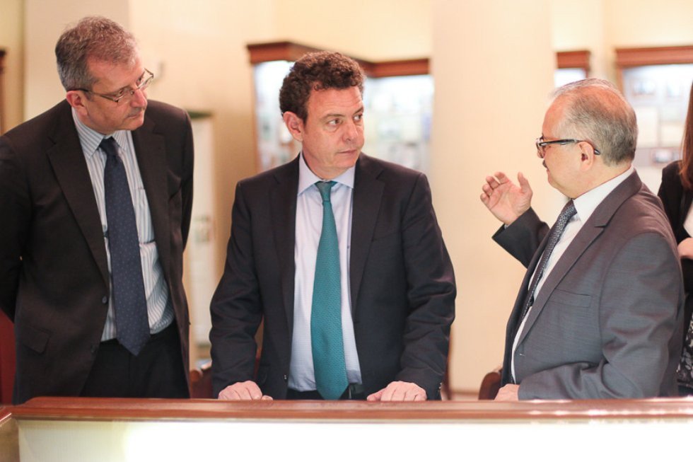 Spanish Embassy Counselor Alvaro De La Riva at Kazan University