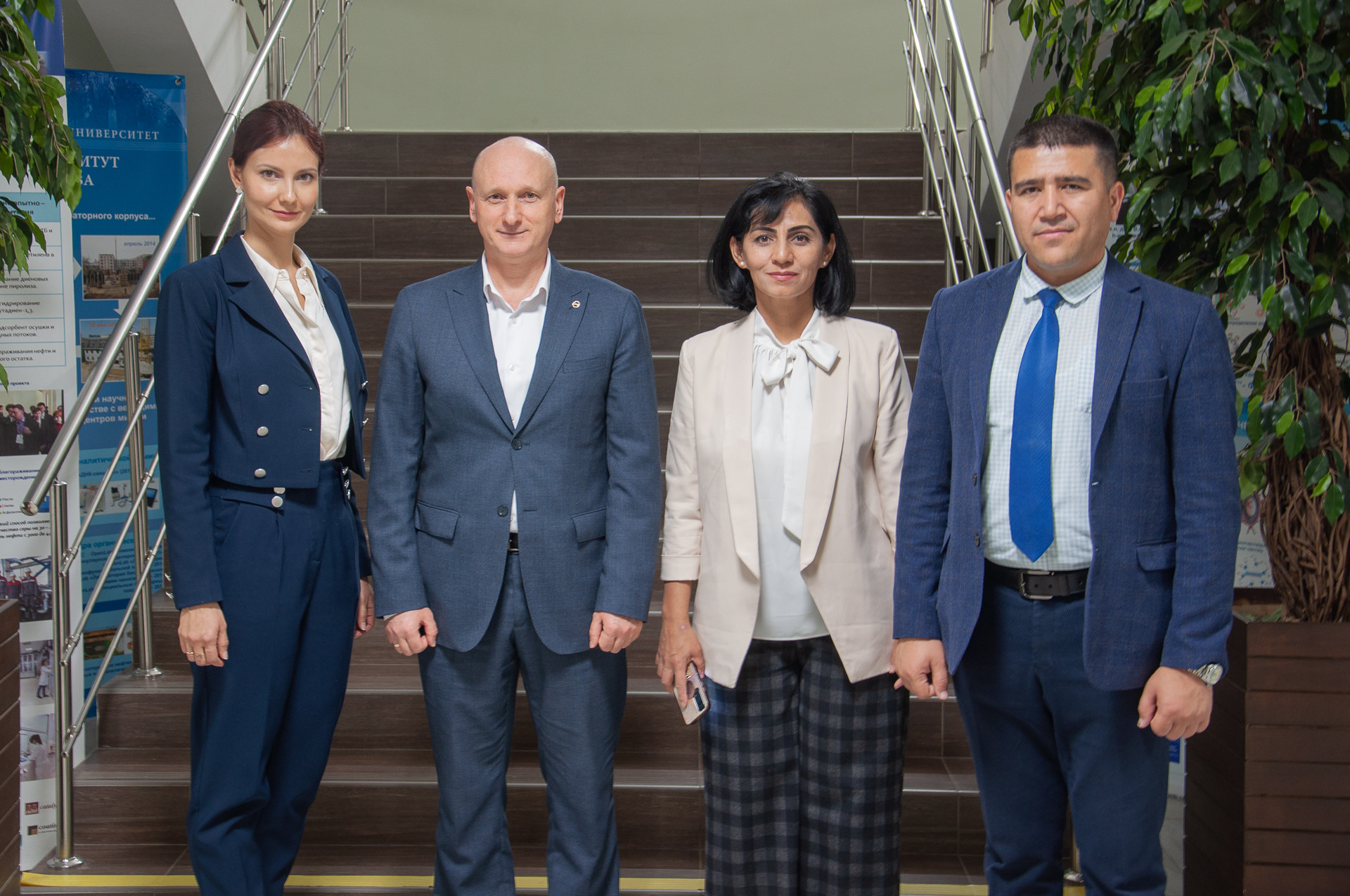 10 ноября Химический институт посетила делегация из Республики Узбекистан ,Химический институт им. А. М. Бутлерова, Республика Узбекистан, международное сотрудничество