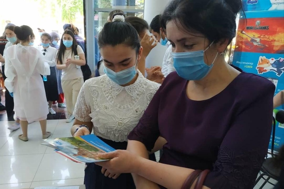 Elabuga Institute presented at an educational exhibition in Samarkand Elabuga Institute presented at an educational exhibition in Samarkand