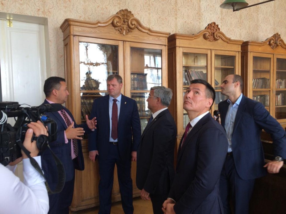 Acting governors of Astrakhan Oblast and Republic of Kalmykia visited Kazan University ,Astrakhan Oblast, Republic of Kalmykia