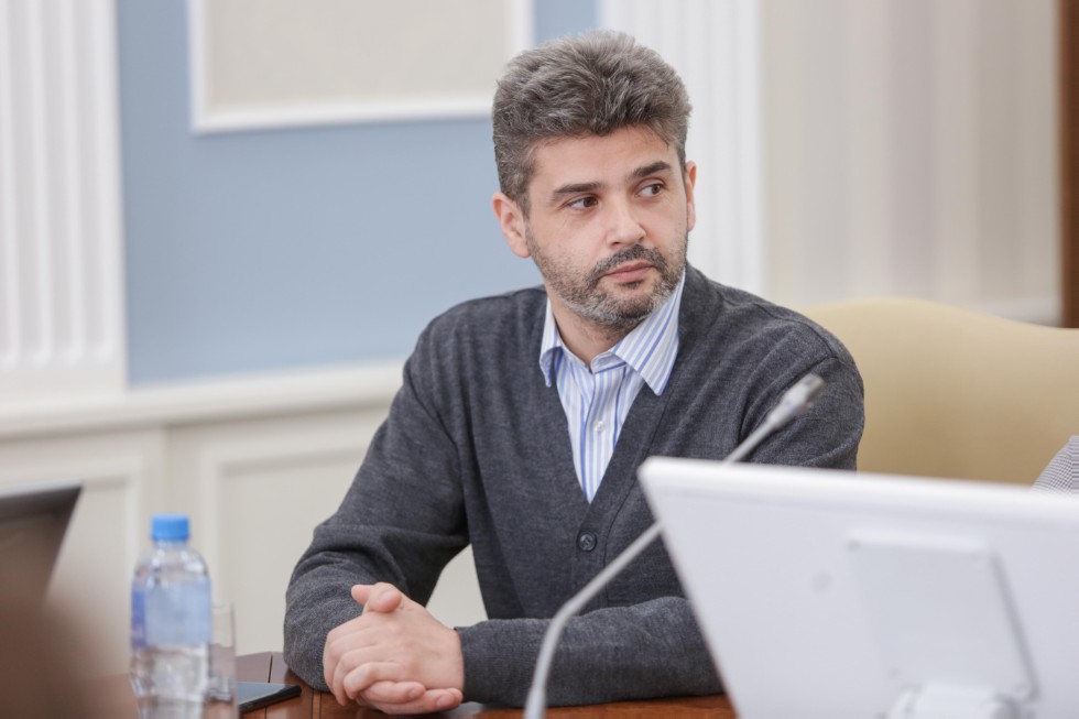 Rector Ilshat Gafurov met with representatives of Mitsubishi Electric