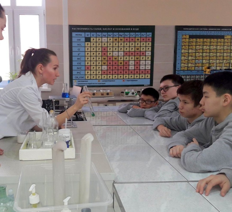 Физико-технический лицей им. В.П. Ларионова г. Якутска Республики Саха (Якутия) в Химическом институте им. А.М. Бутлерова. Физико-технический лицей им. В.П. Ларионова г. Якутска Республики Саха (Якутия) в Химическом институте им. А.М. Бутлерова.