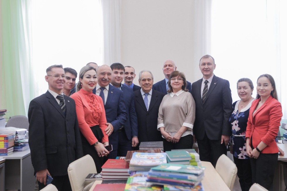 State Counsellor of Tatarstan Mintimer Shaimiev visited Kazan University's teacher education cluster