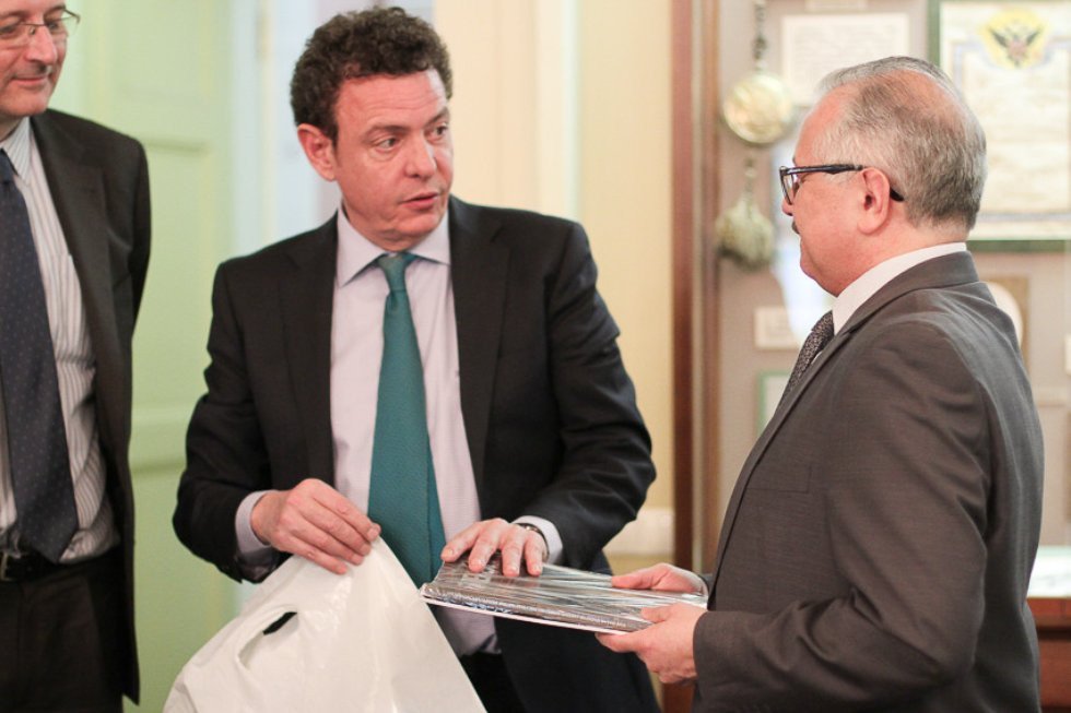 Spanish Embassy Counselor Alvaro De La Riva at Kazan University