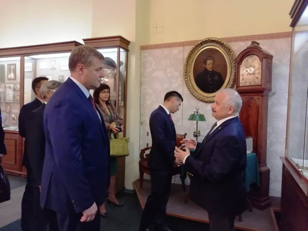 Acting governors of Astrakhan Oblast and Republic of Kalmykia visited Kazan University