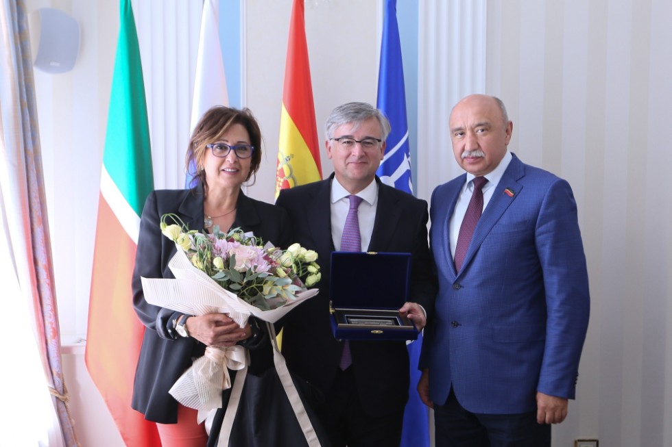 Rector Ilshat Gafurov met with Ambassador of Spain Ignacio Ibáñez Rubio