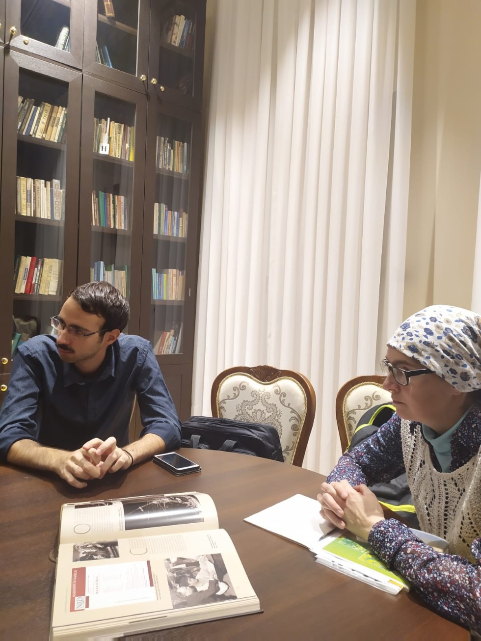 Аспирантский кружок кафедры религиоведения продолжает серию семинаров в Доме татарской книги Аспирантский кружок кафедры религиоведения продолжает серию семинаров в Доме татарской книги