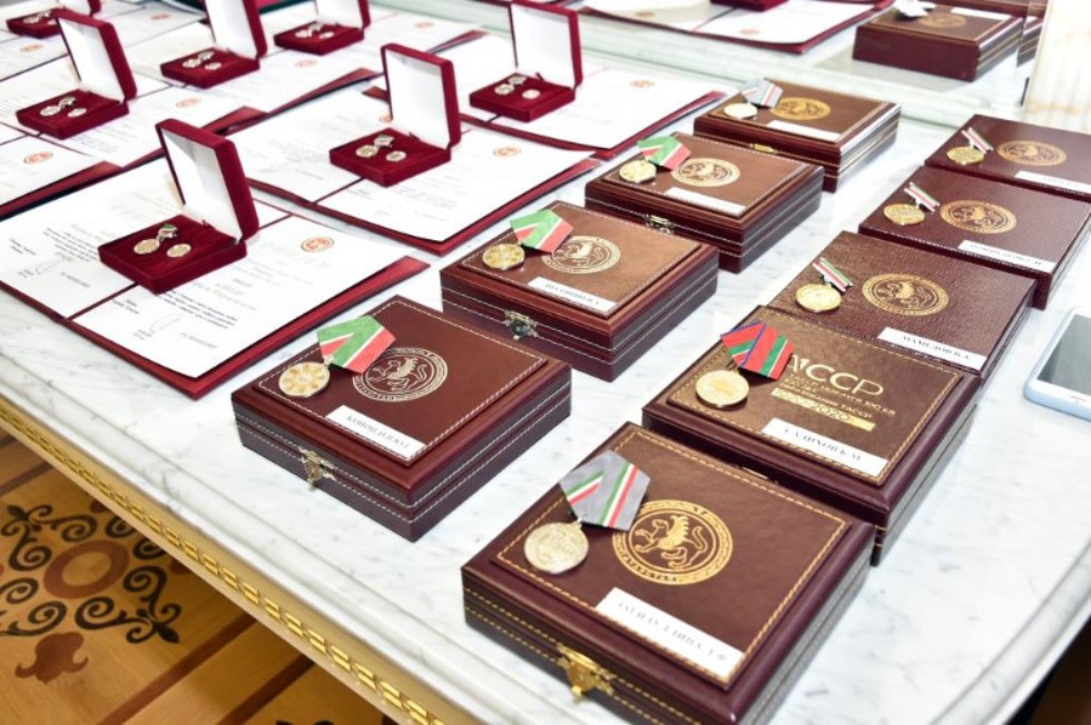 Former Rector of Kazan University Yury Konoplyov receives the Medal of the Order 'For the Merit to the Republic of Tatarstan' Former Rector of Kazan University Yury Konoplyov receives the Medal of the Order 'For the Merit to the Republic of Tatarstan'