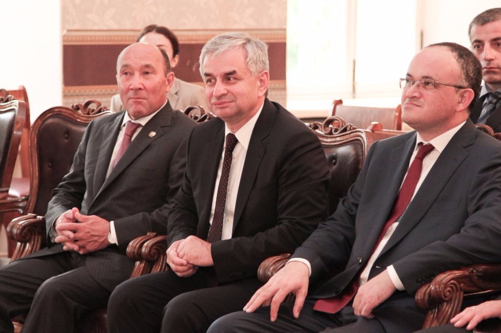 President of Abkhazia Raul Khadjimba Visits KFU