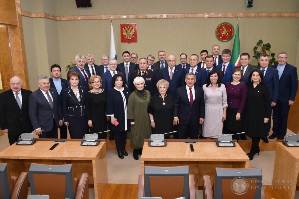 President of Tatarstan Rustam Minnikhanov held a year-end meeting with academics ,President of Tatarstan, Science Day, WLREC
